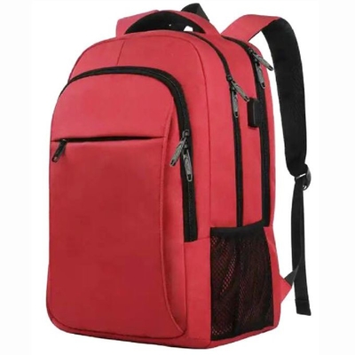 रेड ऑफिस लैपटॉप बैकपैक कैज़ुअल स्पोर्ट्स बैकपैक एंटी थेफ़्ट स्टूडेंट स्कूल बैग