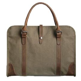 कस्टम लोगो कैनवस Mens ऑफिसवर्क लैपटॉप बैग 42x7x32cm व्यक्तिगत डिज़ाइन