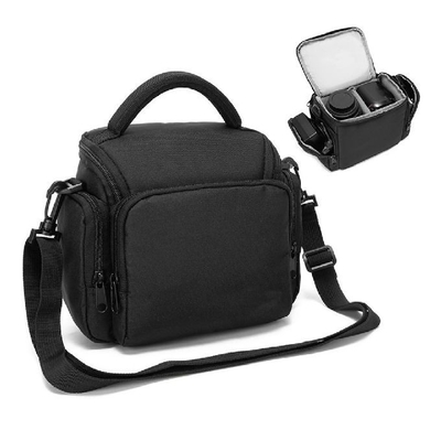 पोर्टेबल काला टिकाऊ वाटरप्रूफ कैमरा क्रॉसबॉडी बैग कैमरा स्लिंग बैग