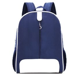 टिकाऊ सरल प्राथमिक स्कूल बैग पॉलिएस्टर सामग्री फैशनेबल शैली