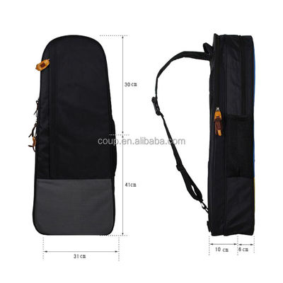 Black Outdoor Sports Bag with Telescope Aluminium Tube Trolley System and Quick Sample Time