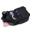 वाटरप्रूफ कवर के साथ एसएलआर कैनवास कैमरा बैग फोटोग्राफी शोल्डर क्रॉसबॉडी बैग