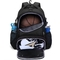 कस्टम वाटरप्रूफ बास्केटबॉल बैग स्पोर्ट्स बैकपैक अलग बॉल होल्डर और जूते डिब्बे के साथ