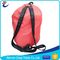 रेन कवर के साथ सरल डिजाइन रंगीन ड्रॉस्ट्रिंग बैग / अनुकूलित स्कूल बैग
