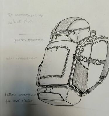 स्पोर्ट्स बैग आउटडोर स्पोर्ट्स बैग वाटर-रेसिस्टेंट पॉलिएस्टर कंस्ट्रक्शन कस्टमाइज्ड लोगो जिम हाइकिंग और ट्रैवल के लिए परफेक्ट