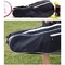गद्देदार कंधे का पट्टा और ढोना संभाल के साथ 600D पॉलिएस्टर फैब्रिक टेनिस रैकेट बैग;